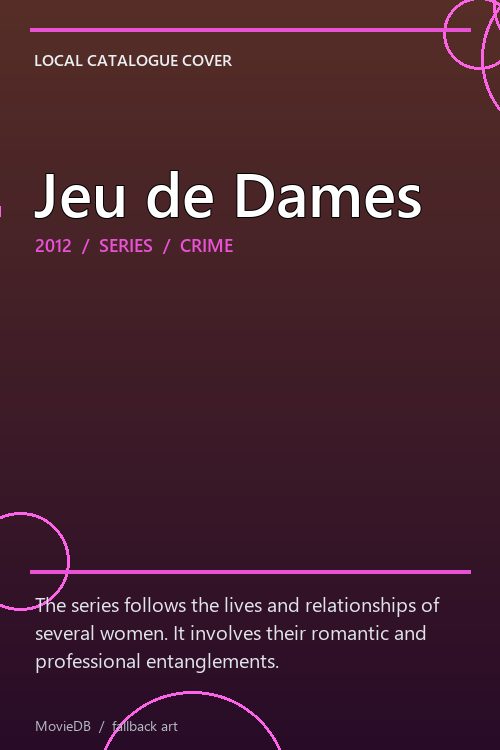 Jeu de Dames poster