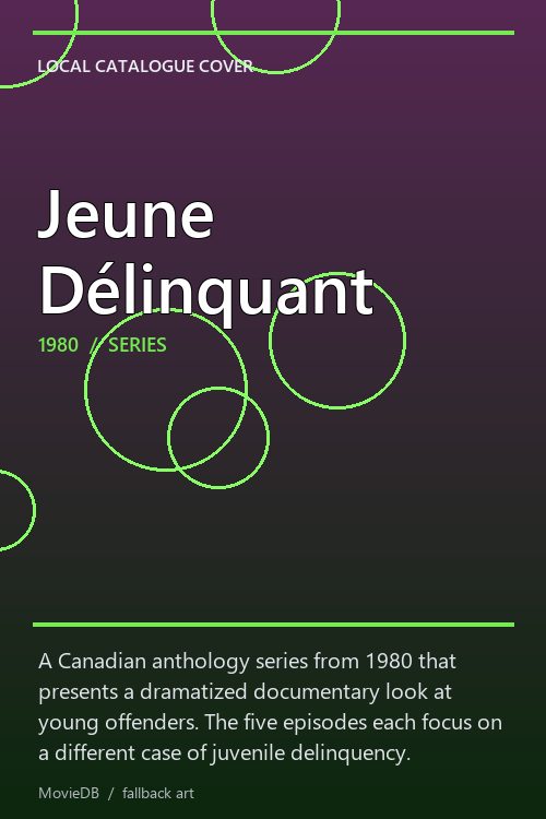 Jeune Délinquant poster