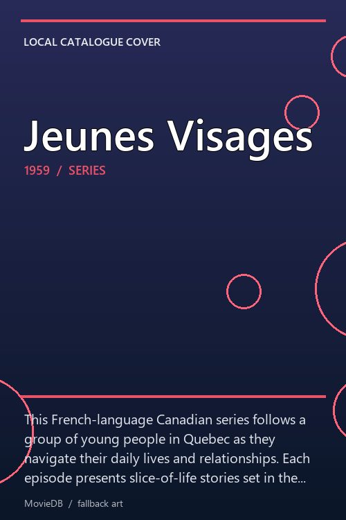 Jeunes Visages poster