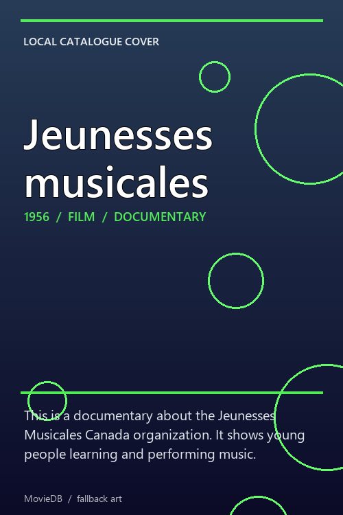 Jeunesses musicales poster