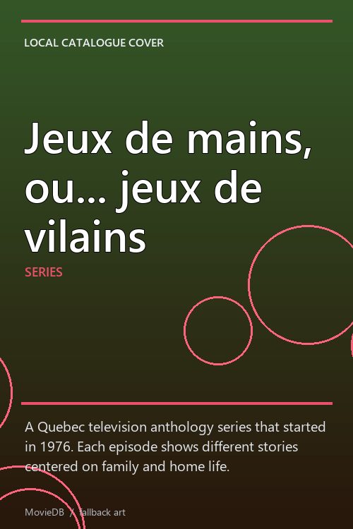 Jeux de mains, ou... jeux de vilains poster