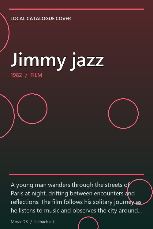 Jimmy jazz poster