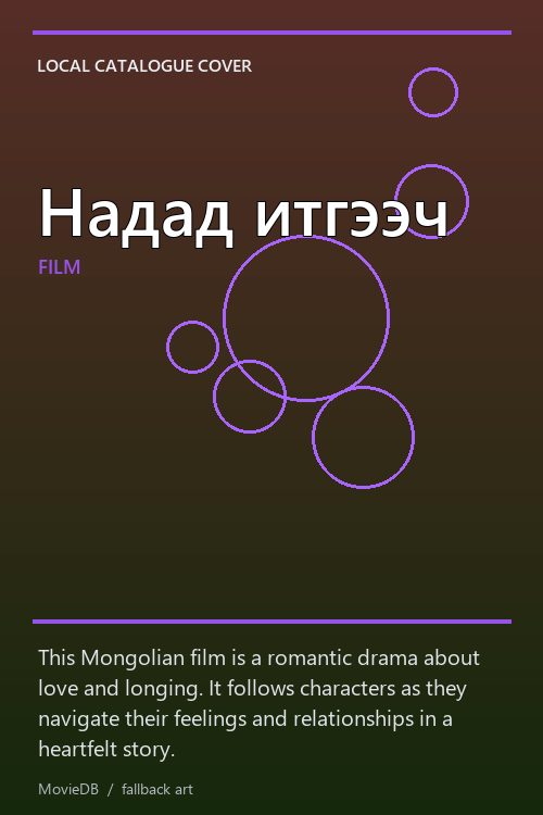 Надад итгээч poster