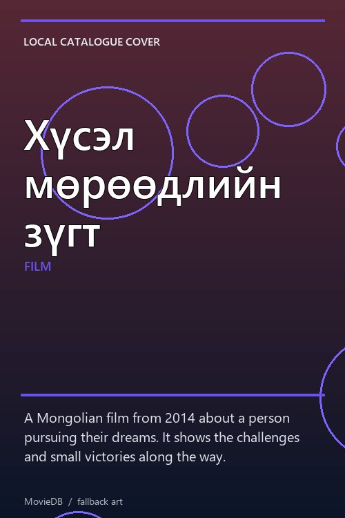 Хүсэл мөрөөдлийн зүгт poster