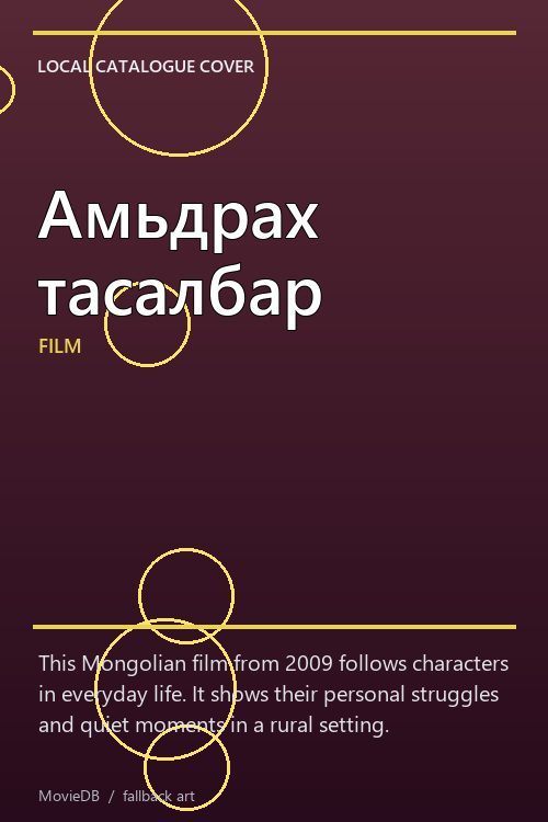 Амьдрах тасалбар poster