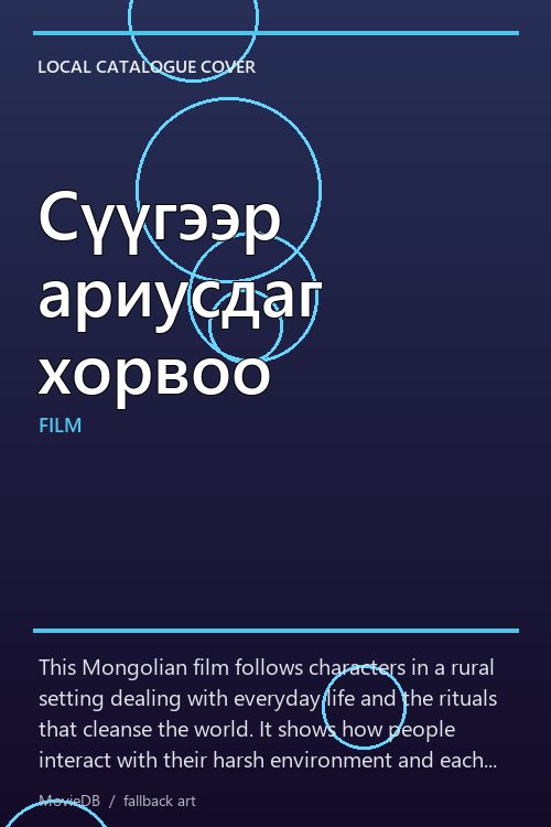 Сүүгээр ариусдаг хорвоо poster
