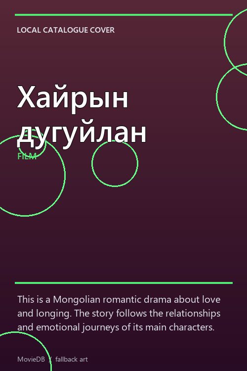 Хайрын дугуйлан poster