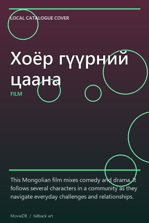 Хоёр гүүрний цаана poster