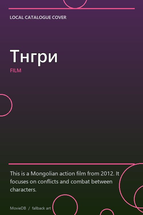 Тнгри poster