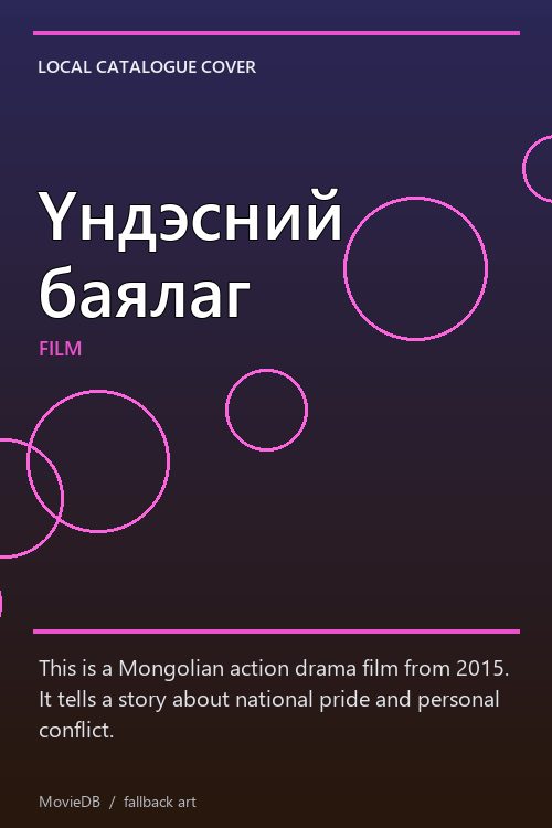 Үндэсний баялаг poster