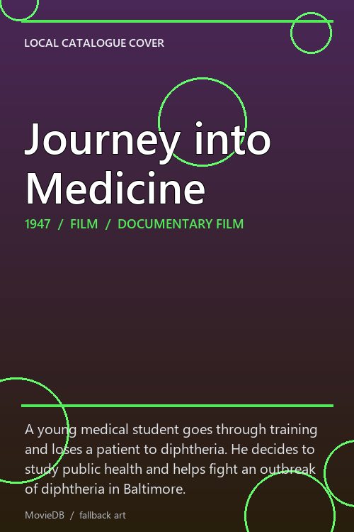 Journey into Medicine poster