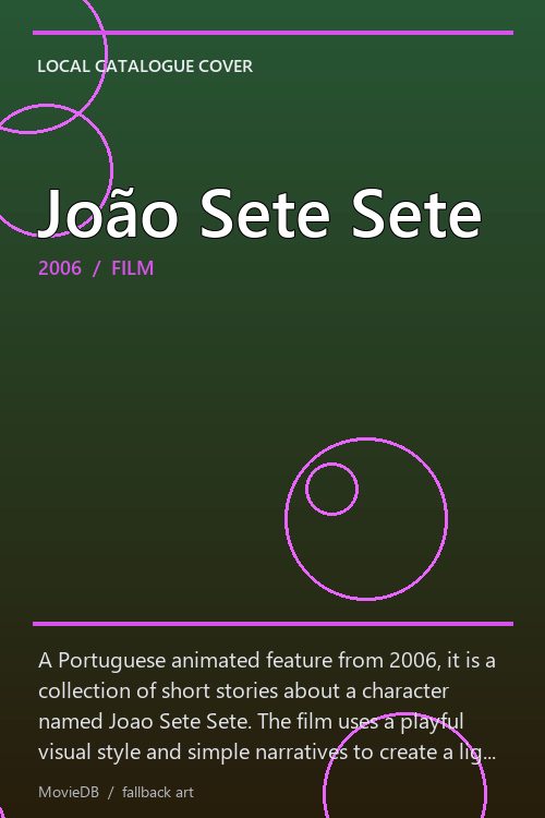 João Sete Sete poster