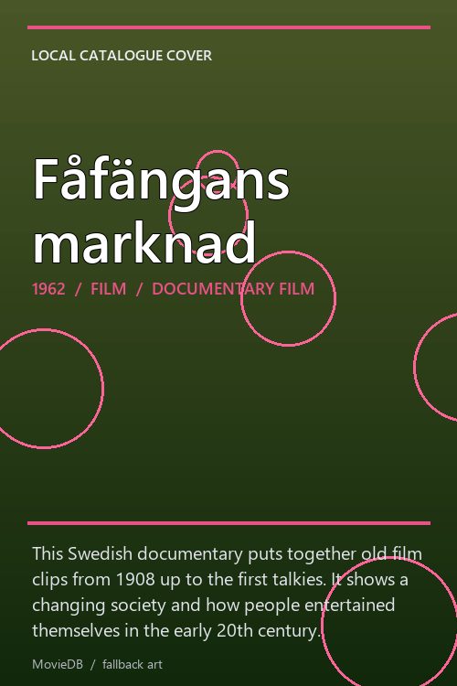 Fåfängans marknad poster