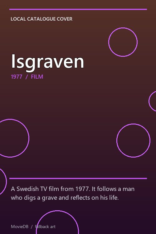 Isgraven poster