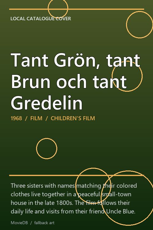 Tant Grön, tant Brun och tant Gredelin poster