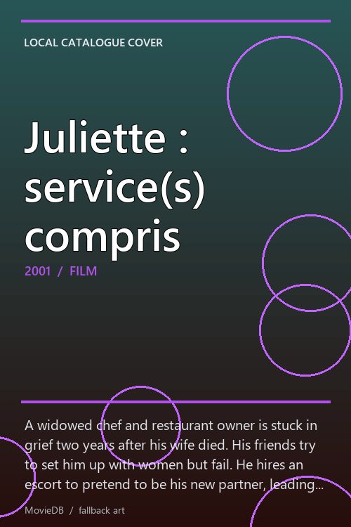 Juliette : service(s) compris poster