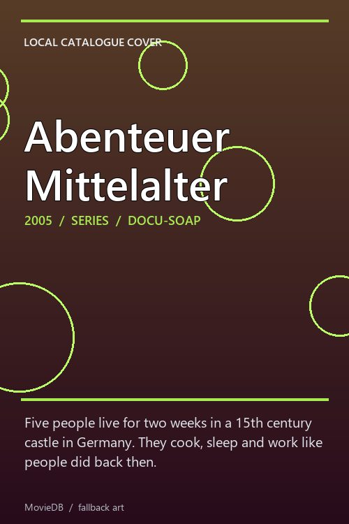 Abenteuer Mittelalter poster