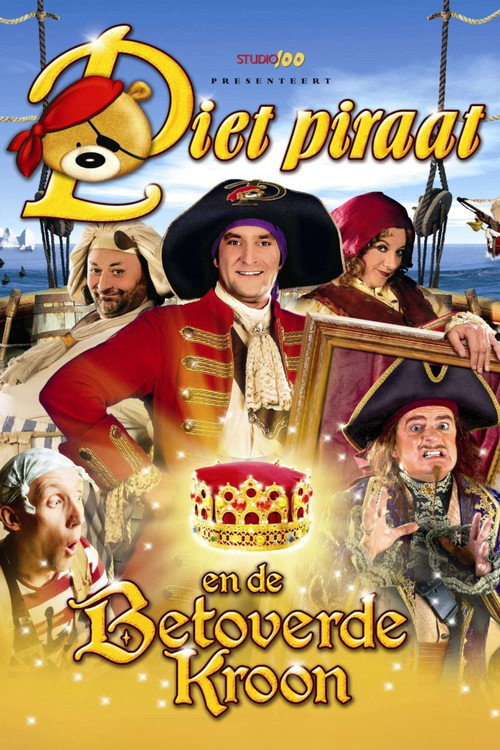 Piet Piraat en de betoverde kroon poster
