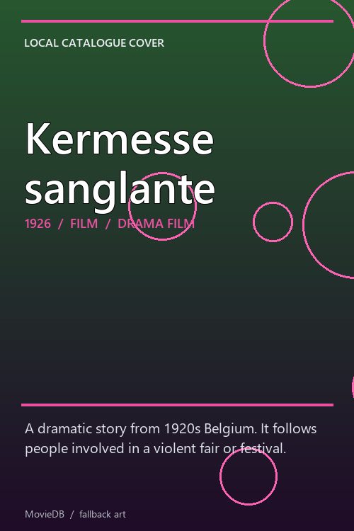 Kermesse sanglante poster
