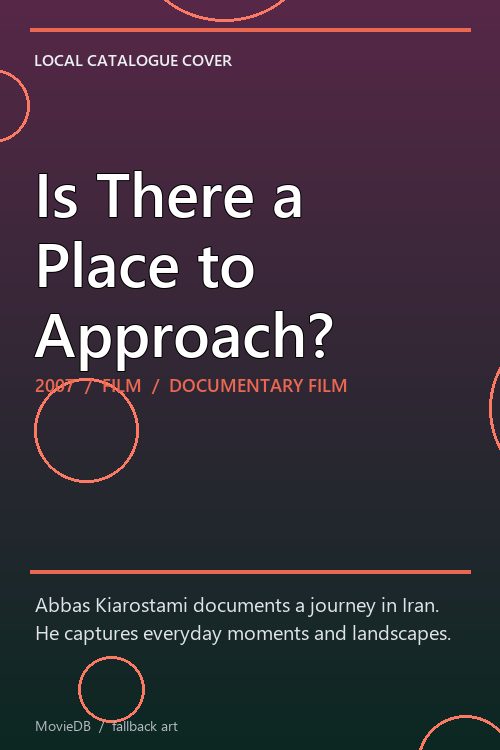 Is There a Place to Approach? poster