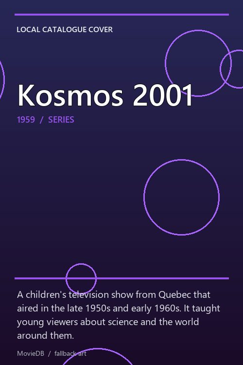 Kosmos 2001 poster