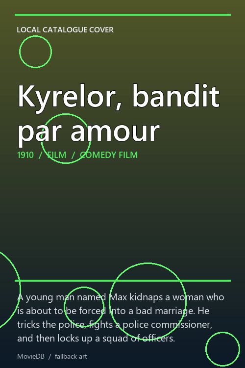 Kyrelor, bandit par amour poster