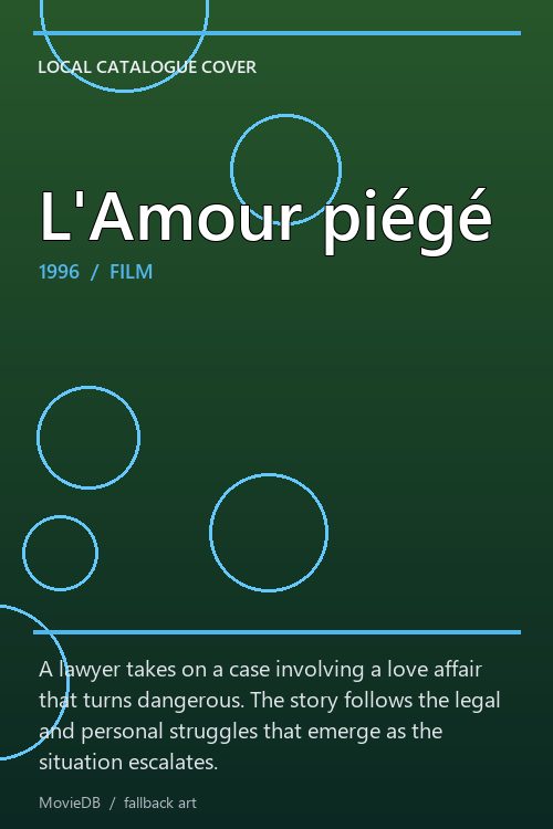L'Amour piégé poster