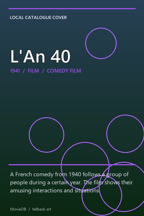 L'An 40 poster