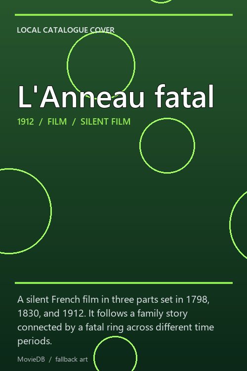 L'Anneau fatal poster