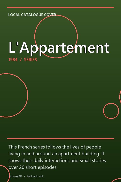 L'Appartement poster