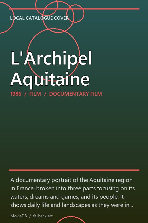L'Archipel Aquitaine poster