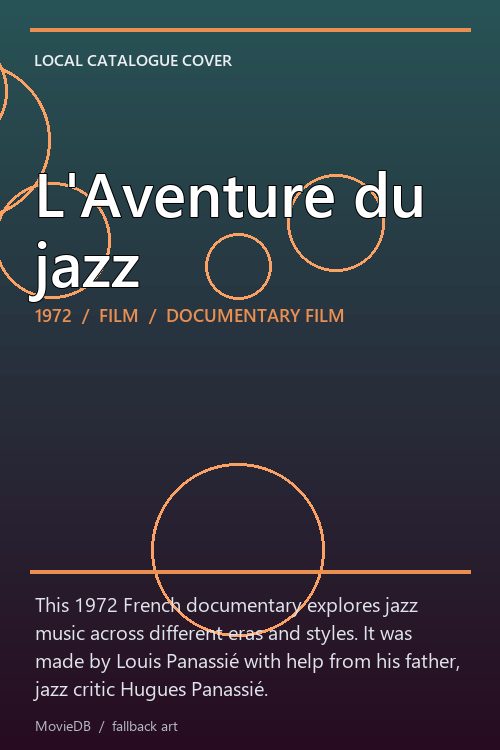 L'Aventure du jazz poster