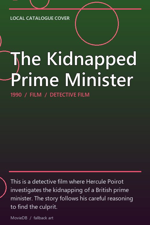 The Kidnapped Prime Minister poster
