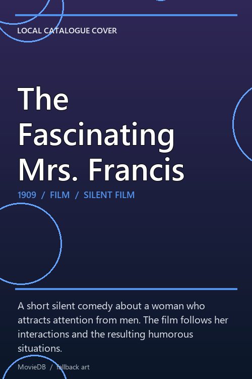 The Fascinating Mrs. Francis poster