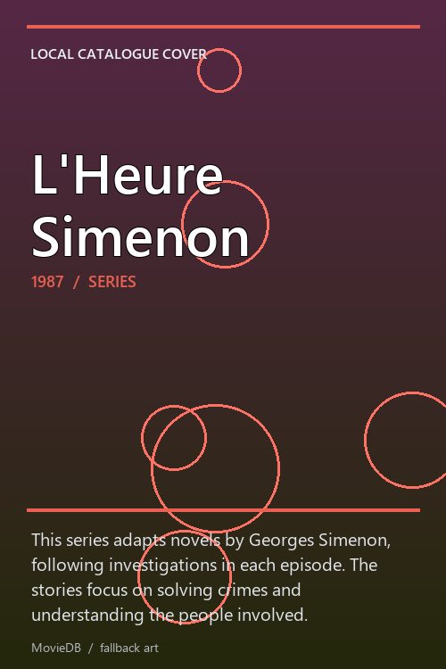 L'Heure Simenon poster