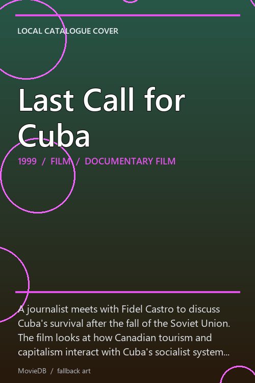 Last Call for Cuba poster