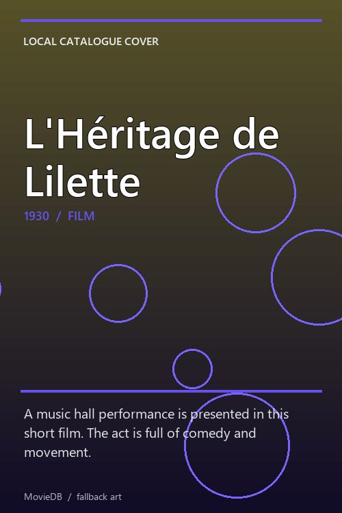 L'Héritage de Lilette poster