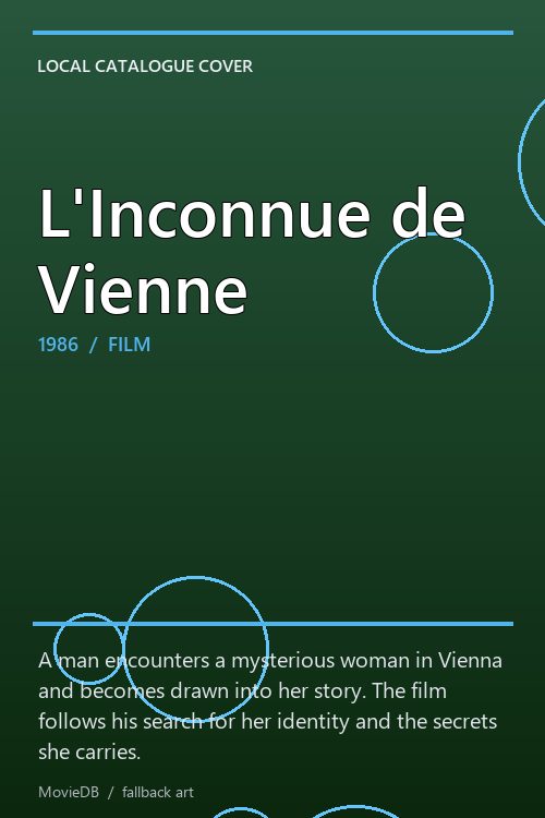 L'Inconnue de Vienne poster