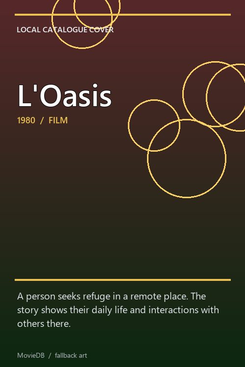 L'Oasis poster