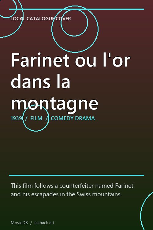 Farinet ou l'or dans la montagne poster