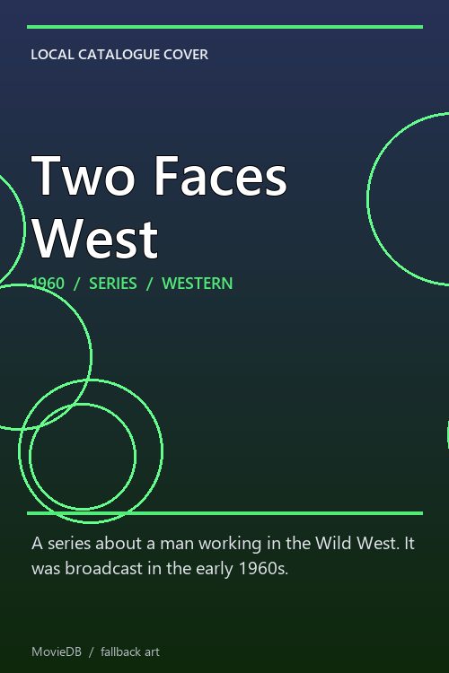 Two Faces West poster