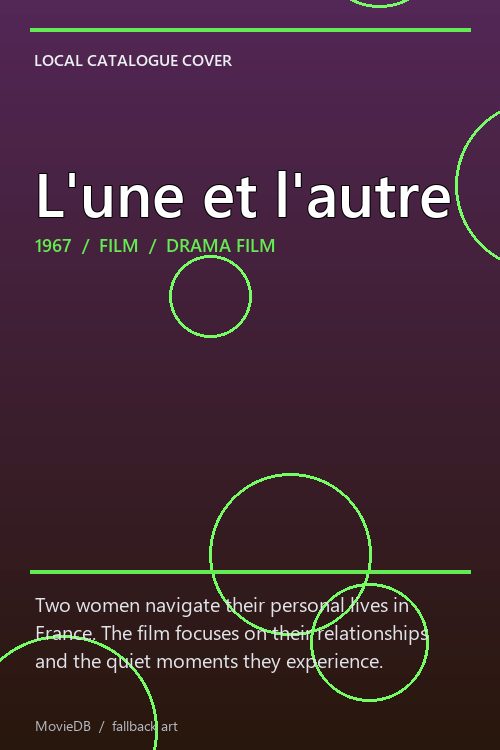 L'une et l'autre poster