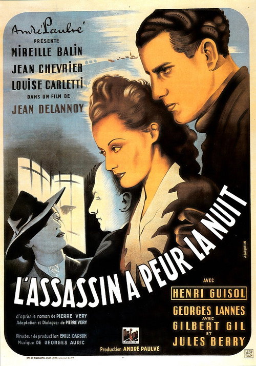 The Murderer is Afraid at Night poster