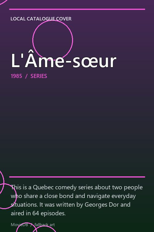 L'Âme-sœur poster