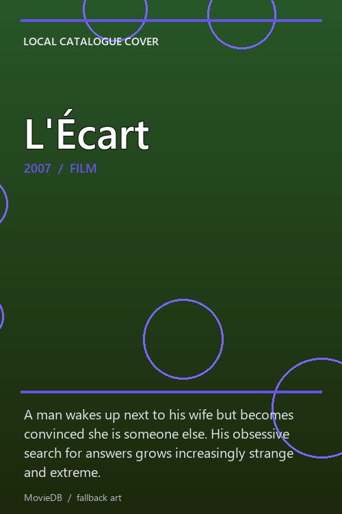 L'Écart poster