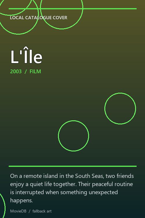 L'Île poster