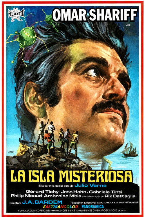 La Isla misteriosa y el capitán Nemo poster