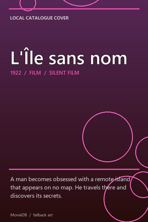 L'Île sans nom poster