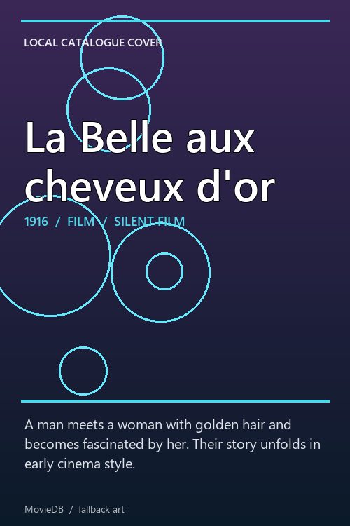 La Belle aux cheveux d'or poster
