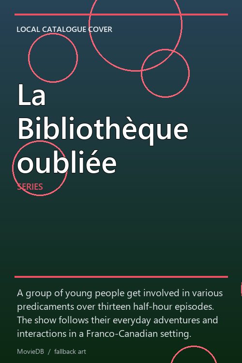 La Bibliothèque oubliée poster